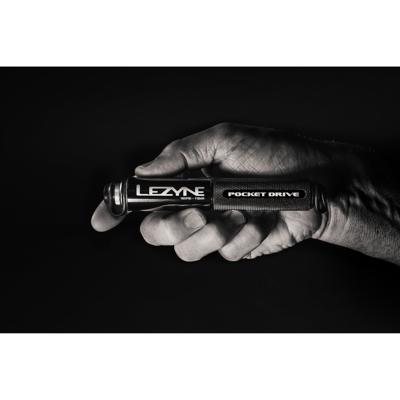 Lezyne Pocket Drive Fietspomp - Zwart Lezyne Pocket Drive Fietspomp - Zwart