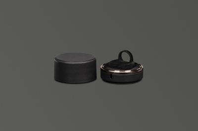 SENA - Laadstation van leer voor Apple Watch, reisoplader voor alle maten 38mm, 40mm, 42mm, 44mm - zwart