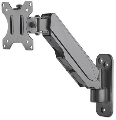 Manhattan 461603 Monitor-wandbeugel 1-voudig 43,2 cm (17) - 81,3 cm (32) Zwart Draaibaar, In hoogte verstelbaar, Kantelbaar, Zwenkbaar, Roteerbaar Manhattan 461603 Monitor-wandbeugel 1-voudig 43,2 cm (17) - 81,3 cm (32) Zwart Draaibaar, In hoogte verstelbaar, Kantelbaar, Zwenkbaar, Roteerbaar