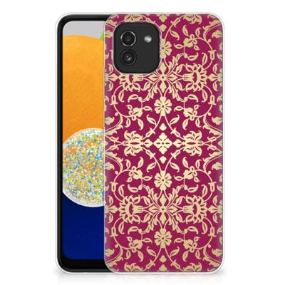 Siliconen Hoesje Samsung Galaxy A03 Barok Pink
