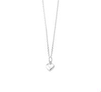 TFT Zilveren Ketting Hart 1,1 mm x 41+4 cm - thumbnail