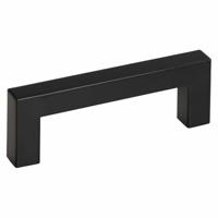 Handvatten 10 st 96 mm roestvrij staal zwart - thumbnail