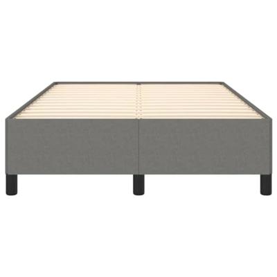 Bedframe zonder matras 120x200 cm stof donkergrijs