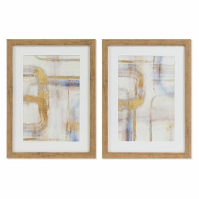 Schilderij DKD Home Decor Abstract (30 x 3 x 40 cm) (2 Stuks)