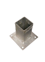 Waelbers Paalhouder op plaat 71mm, thermisch verzinkt (FV) - 1 Stuk(s) - 428303.99 - thumbnail