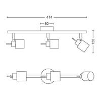 Philips Meranti 8719514465336 Plafondspot GU10 Wit - thumbnail