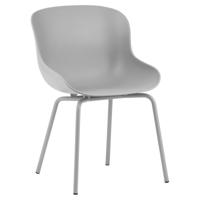 Normann Copenhagen Hyg eetkamerstoel Grey staal - thumbnail