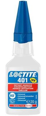 Loctite snellijm 401 universeel 20gr