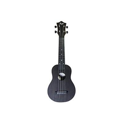 Flight Travel Series TUS35 Black sopraan ukelele met gigbag - thumbnail