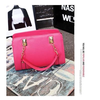 Casual PU schoudertas dames handtas messengertas (Rose rood) Casual PU schoudertas dames handtas messengertas (Rose rood)