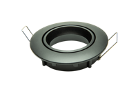 Inbouw armatuur zwart 50mm IP20 kantelbaar geschikt voor 50mmm LED lamp - thumbnail