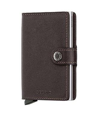 Secrid Miniwallet Original Portemonnee Bruin Echt leer