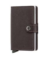 Secrid Miniwallet Original Portemonnee Bruin Echt leer - thumbnail