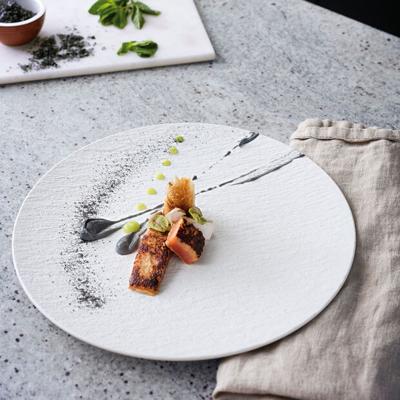 Villeroy & Boch Manufacture Rock Blanc Pizzabord 32 cm - thumbnail