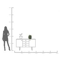 Kare Vaas Avocados 31cm - thumbnail