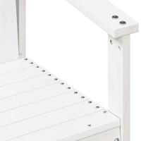 3-delige Loungeset massief grenenhout wit - thumbnail