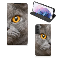 Smartphone hoesje Samsung Galaxy S21 Plus Britse Korthaar - thumbnail