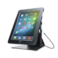 CTA Digital: Desktop Anti-diefstal iPad Stand voor iPad Air iPad Pro 9 7 iPad Gen 6 (2018) iPad Gen 5 (2017) iPad (Gen 2-4) compatibel met hoofdtelefoonaansluiting creditcardlezers & meer, zwart - thumbnail