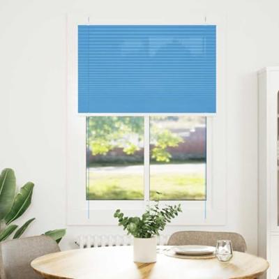 Pliss rolgordijn 90x150 cm stofbreedte 89,4 cm polyester blauw