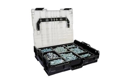 L-BOXX Verdeler voor kleine delen | B404xD312xH61 mm polystyreen | met 8 bakken | zwart | 1 stuk - 1000010125 1000010125
