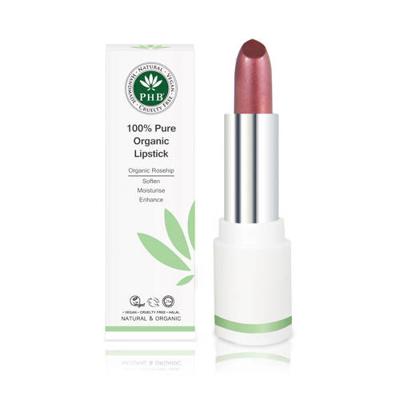 PHB Ethical Beauty 100% Pure Organic Lipstick Plum 10gr