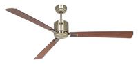 CasaFan ECO NEO III 152 MA-NB/KI WiFi Flügel Nussbaum/Kirsche Plafondventilator 27 W (Ø x h) 152 cm x 360 mm Antiek-messing Met afstandsbediening, Timer, Met - thumbnail