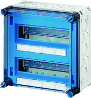 Hensel 2000612 Mi 1225 Kleine verdeelkast Opbouw (op muur) Aantal groepen: 24 Aantal rijen: 2 Inhoud: 1 stuk(s) - thumbnail