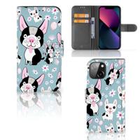 iPhone 13 Mini | Telefoonhoesje | Met pasjeshouder | Hondjes - thumbnail