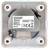 Schwaiger DSE950531 Antennedoos TV, Satelliet, FM Opbouw (op muur) Enkele aansluitdoos - thumbnail