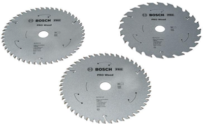 Bosch Accessoires pro wood cirkelzaagbladen | 165mm | 3 stuks | cordless - 2608644730 Bosch Accessoires pro wood cirkelzaagbladen | 165mm | 3 stuks | cordless - 2608644730
