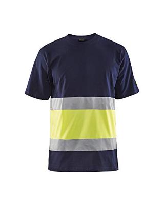 Blåkläder T-Shirt High-Vis 33871030 | Marine/High-Vis Geel | Maat 4XL - 7330509449196
