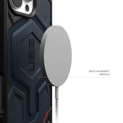 UAG Monarch Pro MagSafe Case Cover Apple iPhone 16 Pro Max Blauw Stootbestendig UAG Monarch Pro MagSafe Case Cover Apple iPhone 16 Pro Max Blauw Stootbestendig
