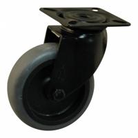 Novio zwenkwiel 50 mm rubber/tpe - draagvermogen 40kg - thumbnail