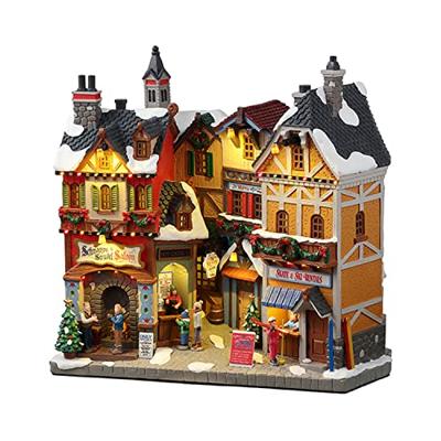 Alpine Winter Shops battery operated (4.5V) Kerst LEMAX - Lemax Alpine Winter Shops battery operated (4.5V) Kerst LEMAX - Lemax