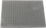 SCHÖNEK fußmatte black rear rubber mat 460x400 mm