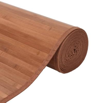 VidaXL Vloerkleed rechthoekig 60x1000 cm bamboe bruin