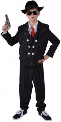 Gangster stoer kostuum kind
