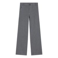 Indian Blue Jeans Meisjes pantalon broek wide fit krijtstreep - Steen grijs - thumbnail