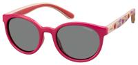 Polaroid zonnebril 8014/S MBT/AI junior rond fuchsia/grijs - thumbnail
