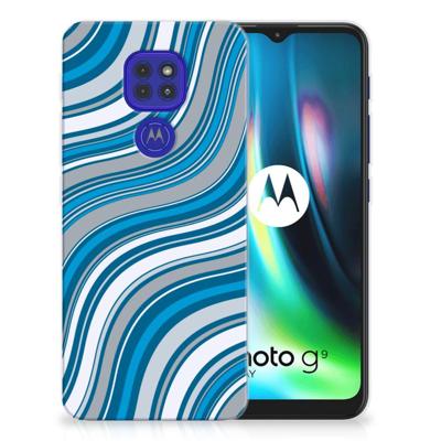 Motorola Moto G9 Play | E7 Plus | TPU bumper | Waves Blue