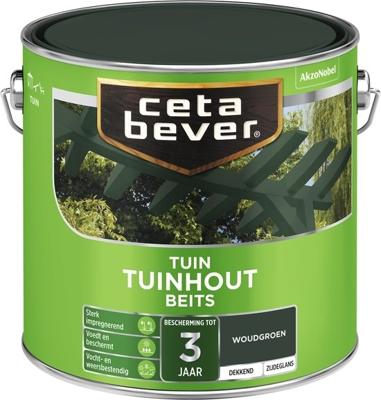 Cetabever Tuinhout Beits Dekkend Zijdeglans - Roodbruin