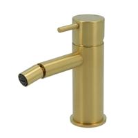 Bidetmengkraan Hotbath Cobber Geborsteld Messing PVD (excl. Waste) - thumbnail