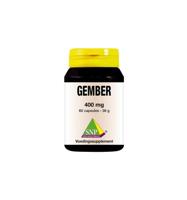 SNP Gember 400 mg 60 Vegetarische capsules - thumbnail