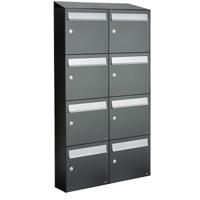 Allux Flow Set 2-Breed, 4-Hoog Met Dak Antraciet - 40040065_2x4d - thumbnail