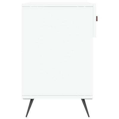 VidaXL Schoenenbank 102x35x55 cm bewerkt hout wit VidaXL Schoenenbank 102x35x55 cm bewerkt hout wit