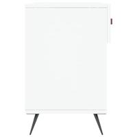 Schoenenbank 102x35x55 cm bewerkt hout wit - thumbnail