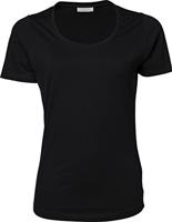 Tee Jays TJ450 Women´s Stretch Tee - Black - M - thumbnail
