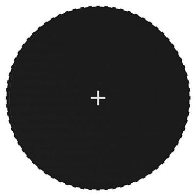 VidaXL Springmat voor 13 feet/3,96 m ronde trampoline stof zwart