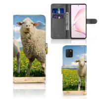 Samsung Note 10 Lite | Telefoonhoesje | Met pasjeshouder | Schaap en Lammetje - thumbnail