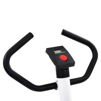 VidaXL Hometrainer met bandweerstand wit - thumbnail